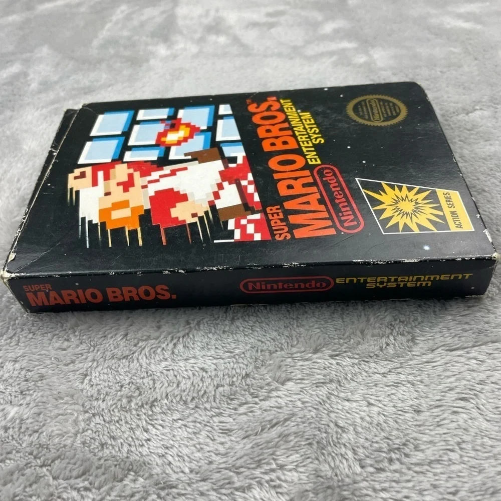 Super Mario Bros Nintendo NES Authentic Original Tested Retro Vintage Game CIB